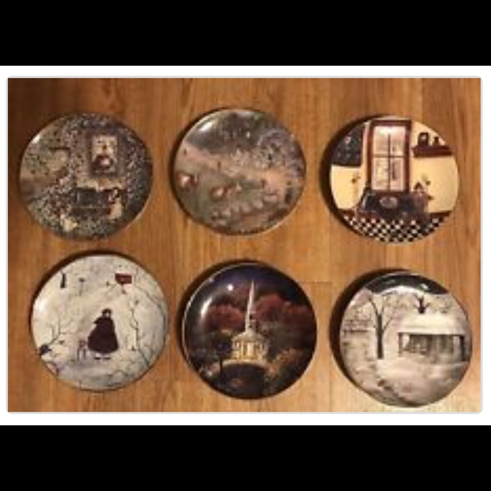 Complete Set.. Carol Endres plates